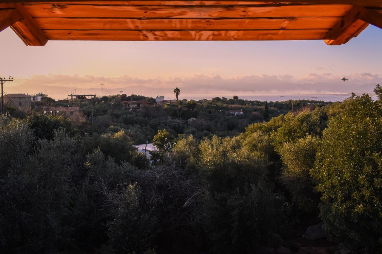Amber Seaview Villa By The Olive Groves Καλαμάτα Εξωτερικό φωτογραφία